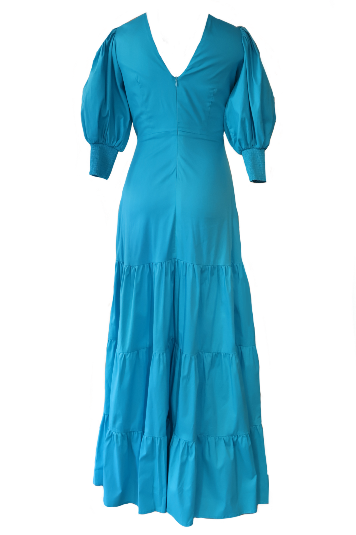 Vestido Boho turquesa