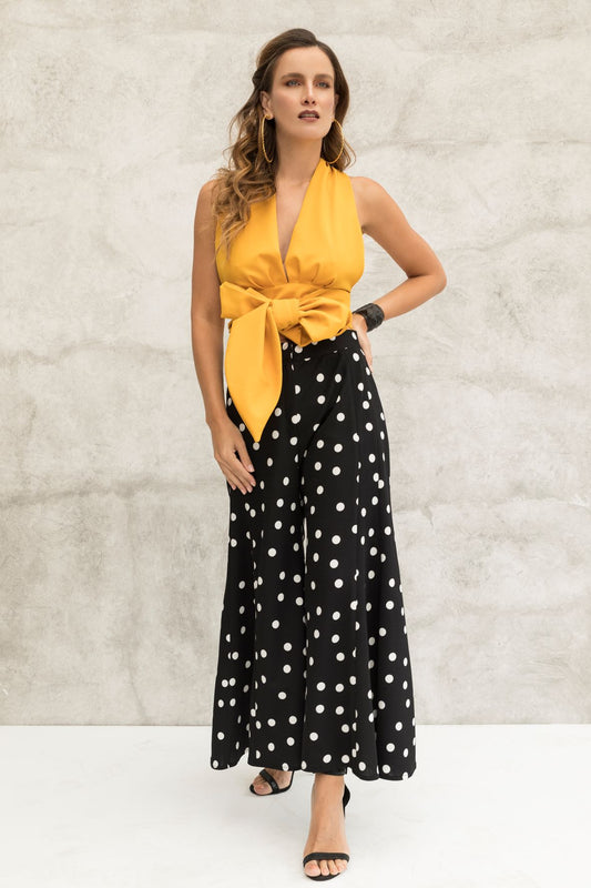 Blusa en color Mostaza