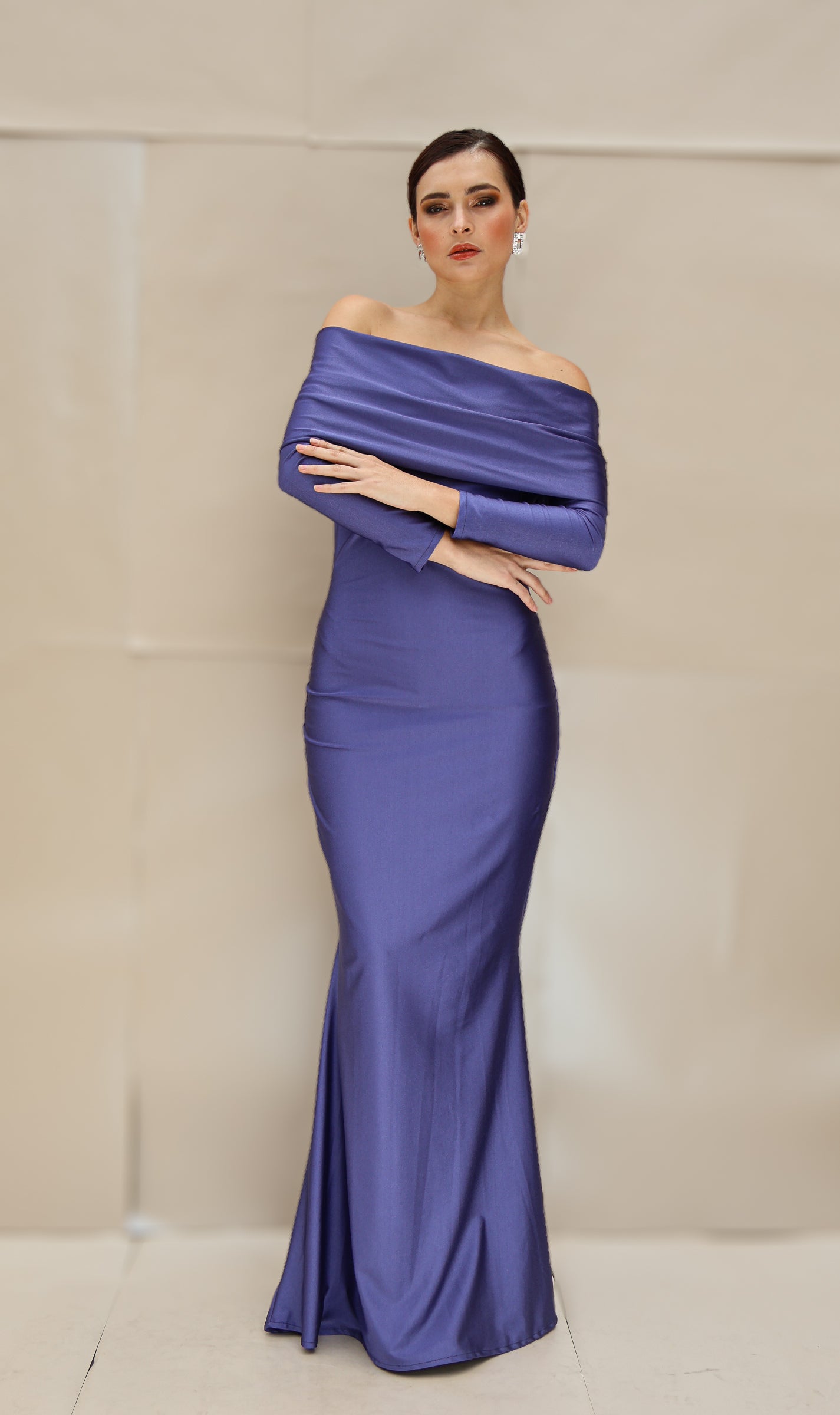 vestido azul straple