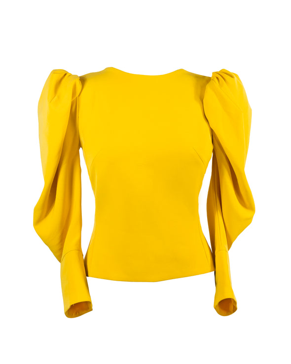 Blusa color Mostaza