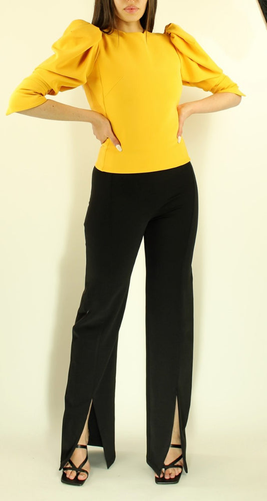 Blusa color Mostaza