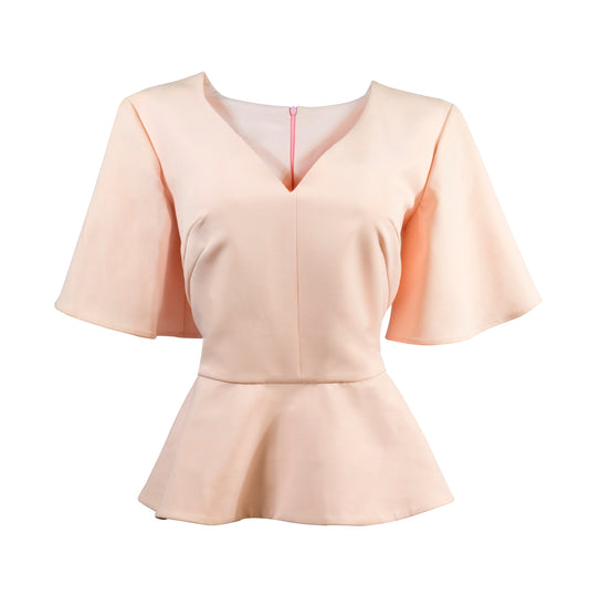 Blusa en color palo rosa