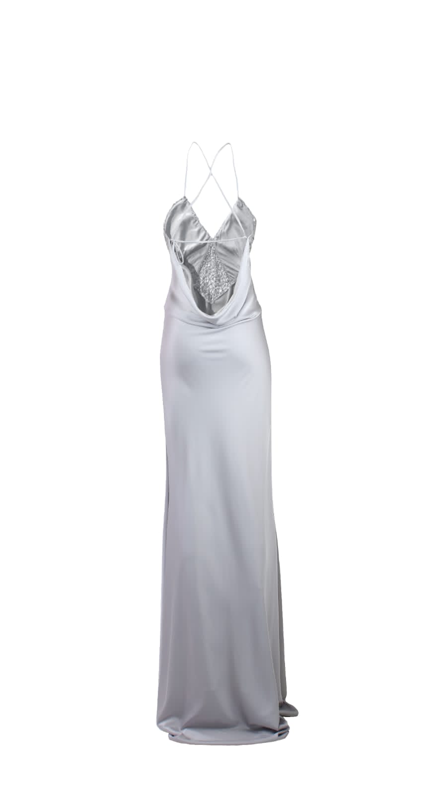 Vestido en color plata